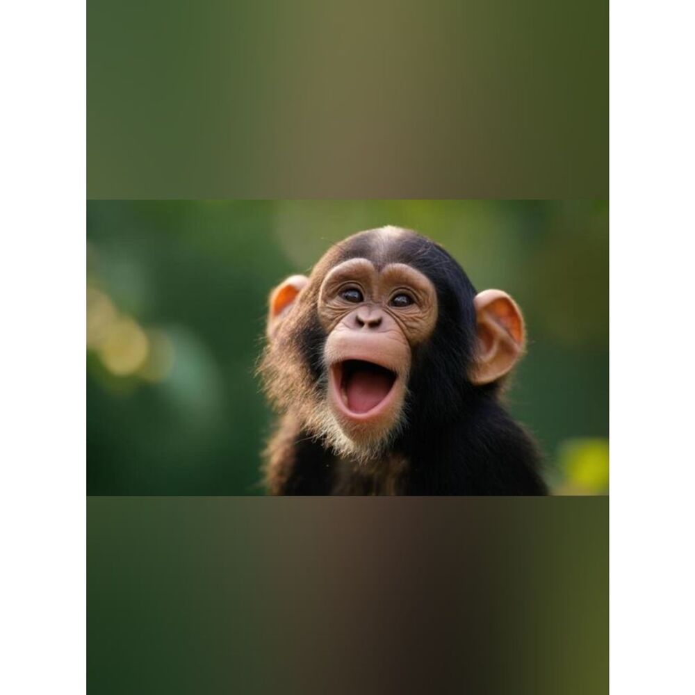 Custom Fridge Magnet Baby Chimpanzee Home Office Kitchen Decor